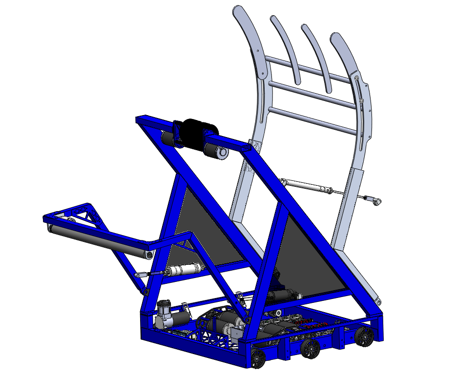 Current CAD model of the robot. Hood design is very rough.